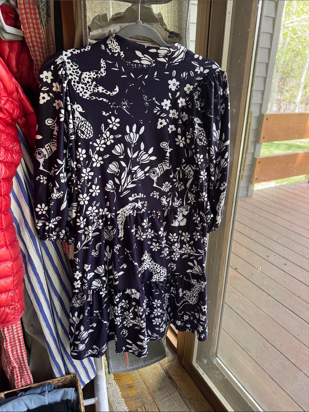 Smith & Quinn Navy and White Dress - Picture 4 of 4